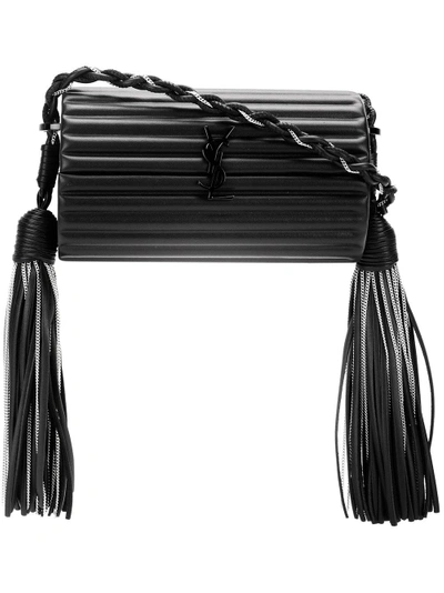 Shop Saint Laurent Opyum Box Bag In Black