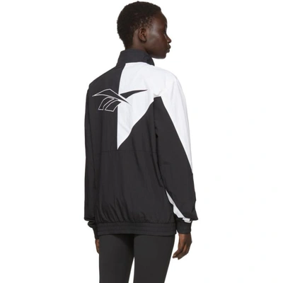 Shop Reebok Classics Black And White Lost And Found Track Jacket