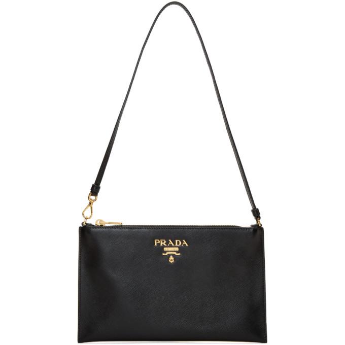 prada black pouch bag
