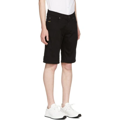 Shop Tiger Of Sweden Jeans Black Denim Ash Shorts In 050 Black