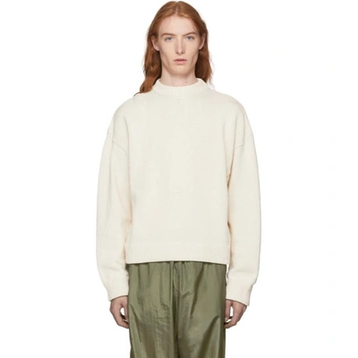 Shop Our Legacy Off-white Sonar Roundneck Sweater