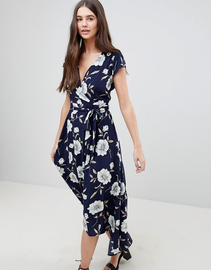 ax paris navy wrap dress