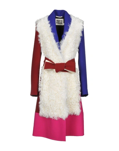 Shop Fausto Puglisi Full-length Jacket In White