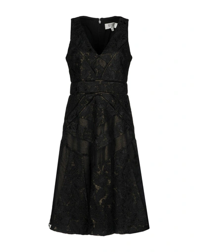Shop Badgley Mischka Knee-length Dress In Black