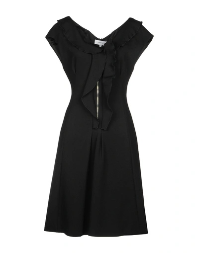 Shop Carven Knee-length Dress In Black