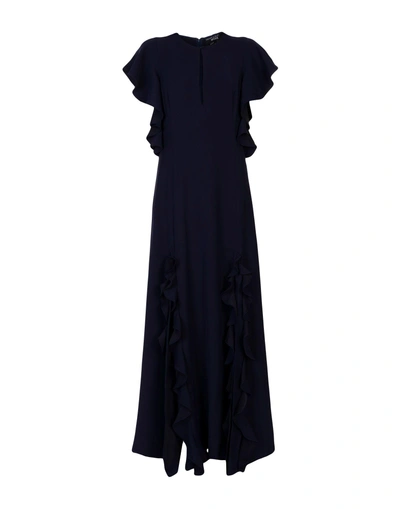 Shop Sachin & Babi Long Dress In Dark Blue