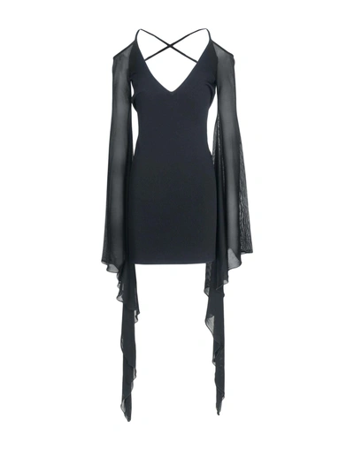 Shop Balmain Short Dresses In Black