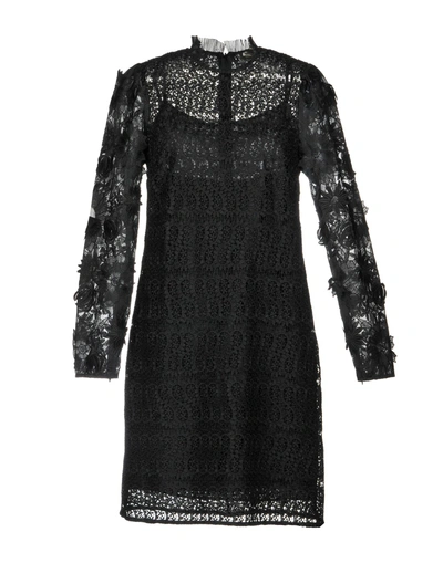 Shop Michael Michael Kors Short Dresses In Black