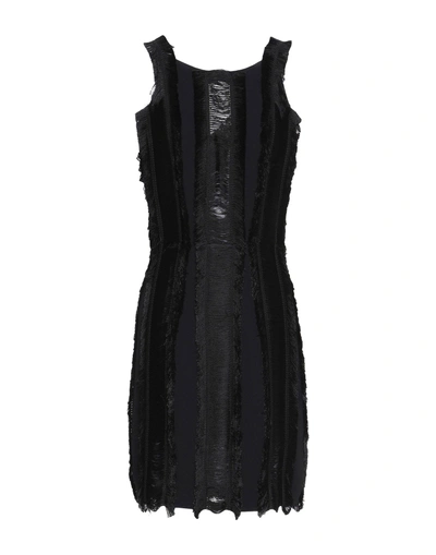 Shop Sandro Short Dresses In Black