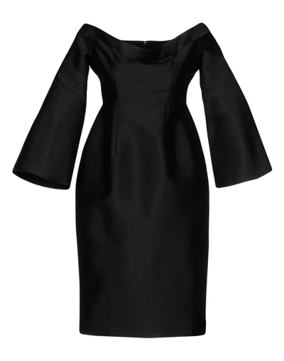 Shop Iris & Ink Short Dresses In Black