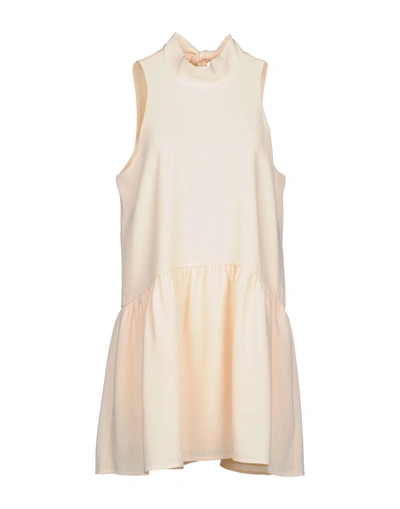 Shop Elizabeth And James Short Dress In Apricot