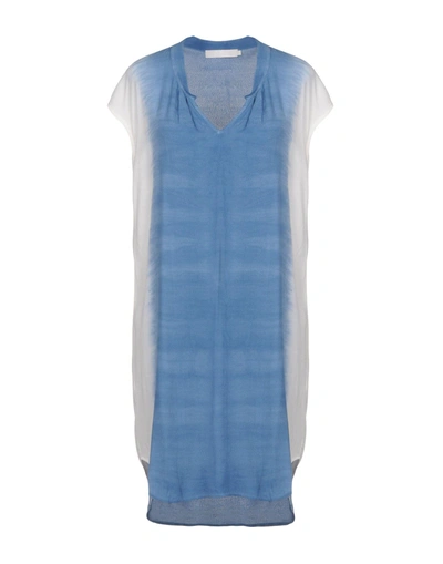 Shop Kain Short Dress In Slate Blue