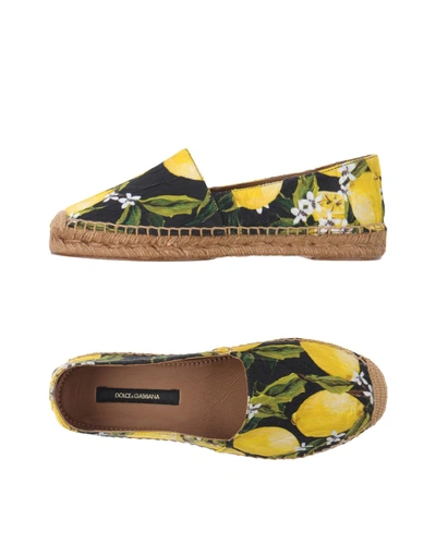 Shop Dolce & Gabbana Espadrilles In Black