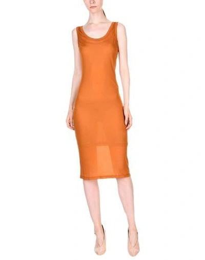 Shop Givenchy Knee-length Dress In Rust