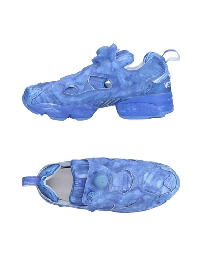 Shop Vetements Sneakers In Blue