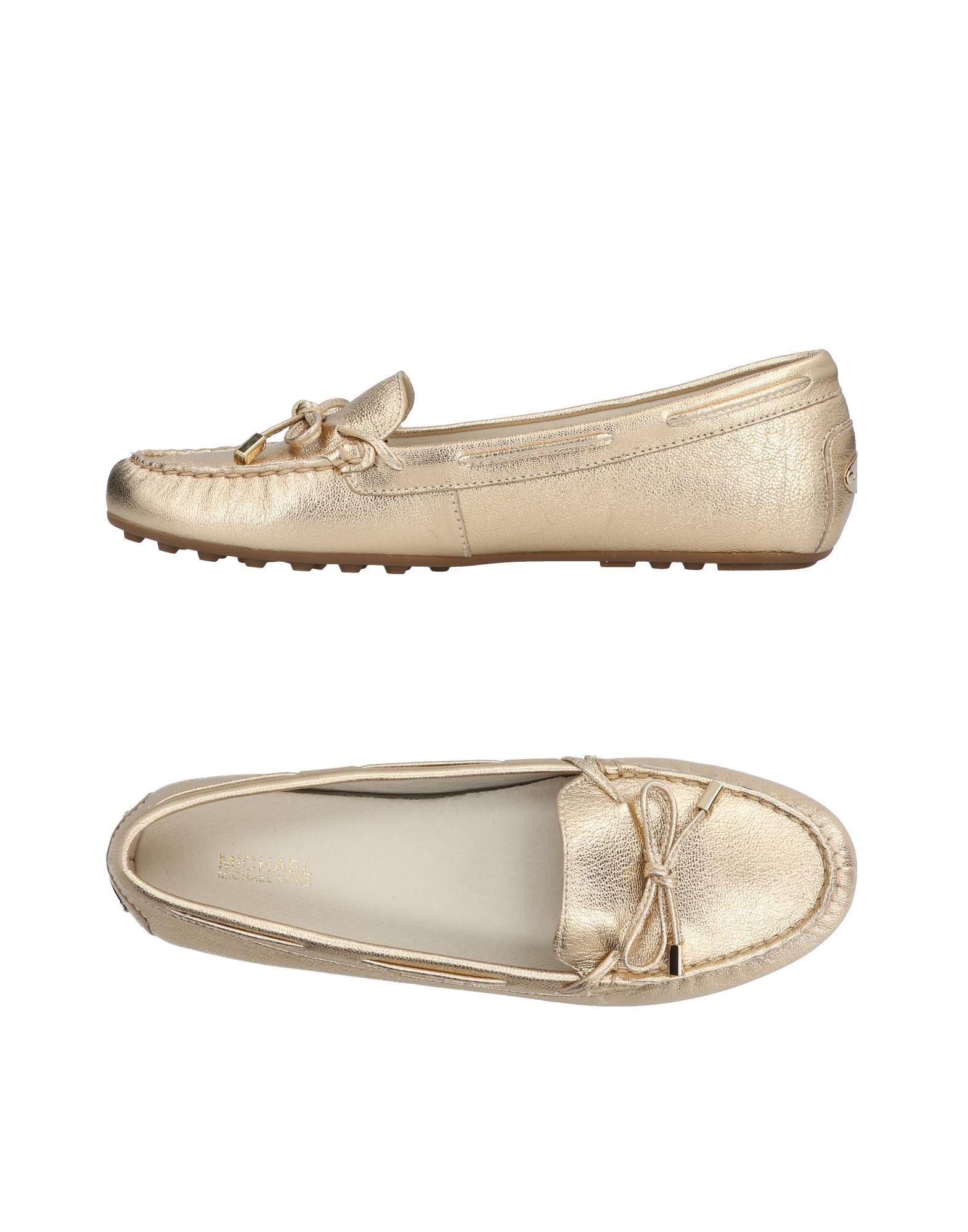 michael kors gold loafers