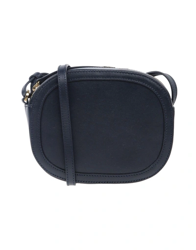 Shop Iris & Ink Handbags In Dark Blue