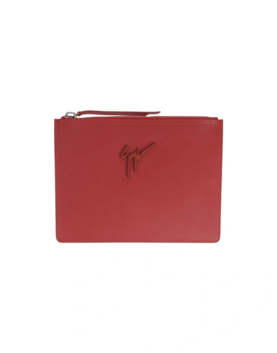 Shop Giuseppe Zanotti Handbag In Red