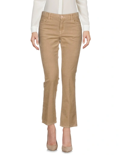 Shop J Brand Cropped Pants & Culottes In Khaki