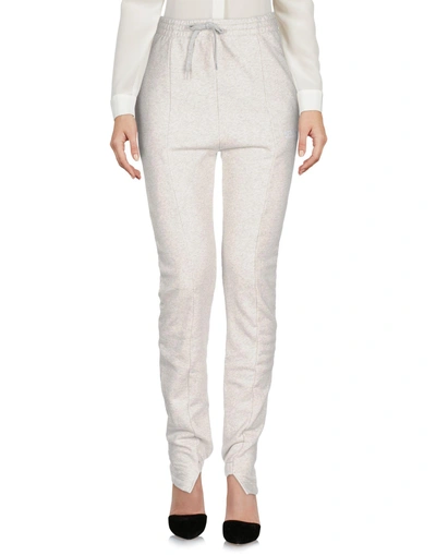 Shop Vetements Casual Pants In Light Grey