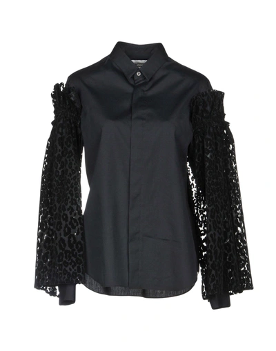 Shop Noir Kei Ninomiya Solid Color Shirts & Blouses In Black