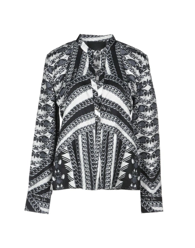 Shop Philipp Plein Patterned Shirts & Blouses In Black
