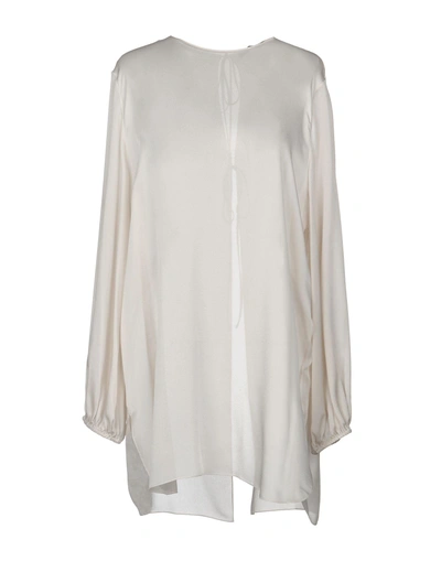 Shop The Row Blouse In Light Grey