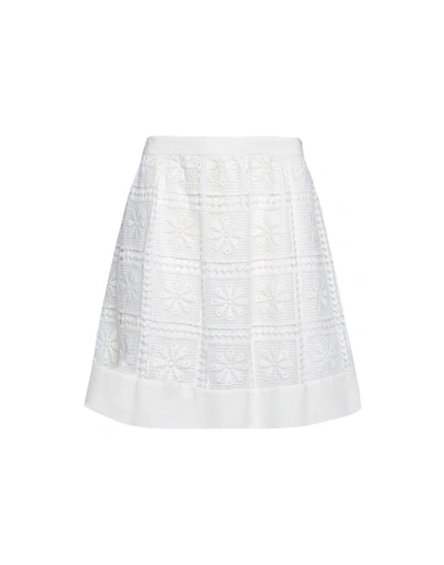Shop Elizabeth And James Mini Skirt In White