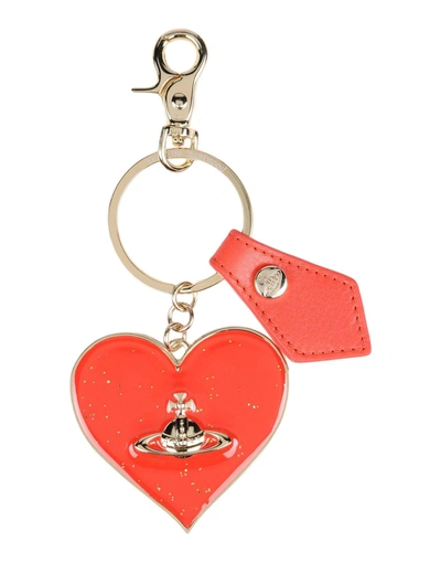 Shop Vivienne Westwood Key Ring In Red