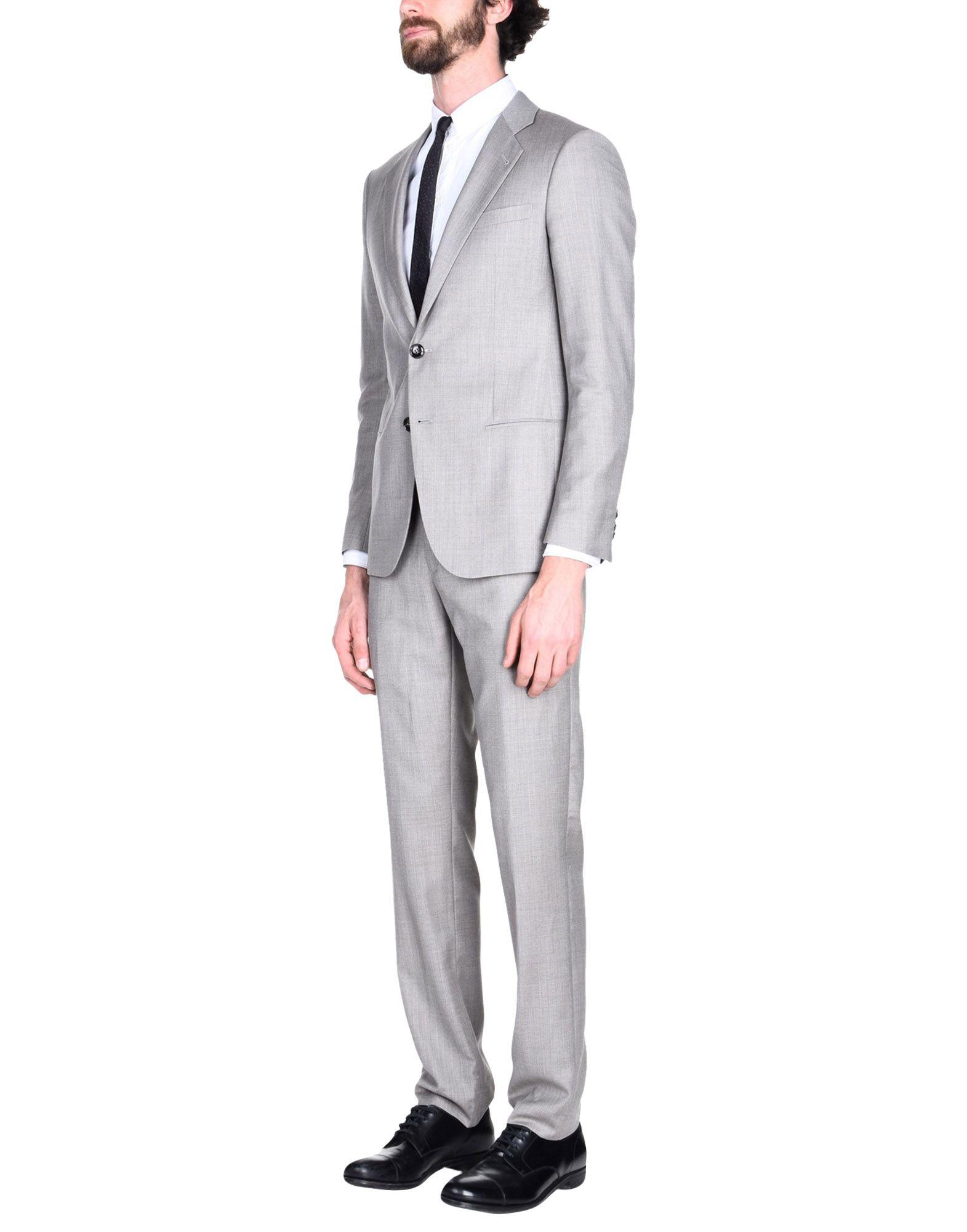 Giorgio Armani Suits In Grey | ModeSens