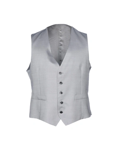 Shop Lardini Suit Vest In Light Grey