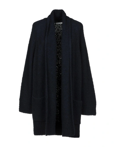 Shop Vince Cardigan In Dark Blue