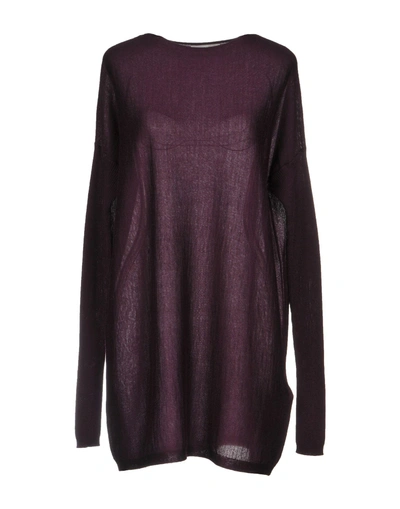 Shop High Sweater In Deep Purple