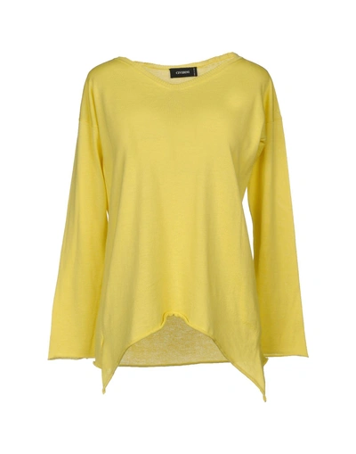 Shop Cividini Sweaters In Light Yellow