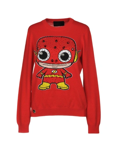 Shop Philipp Plein Sweaters In Red