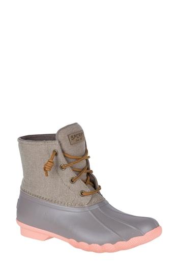 sperry saltwater taupe coral