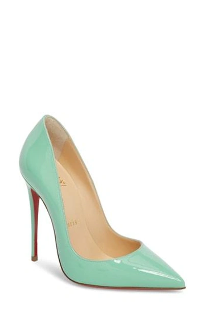 Shop Christian Louboutin 'so Kate' Pointy Toe Pump In Opal