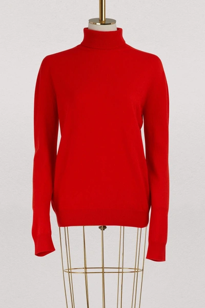 Shop Jil Sander Cashmere Sweater In Red