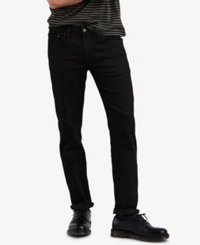Shop Levi's 511 Slim Fit Performance Stretch Jeans In Black 3d