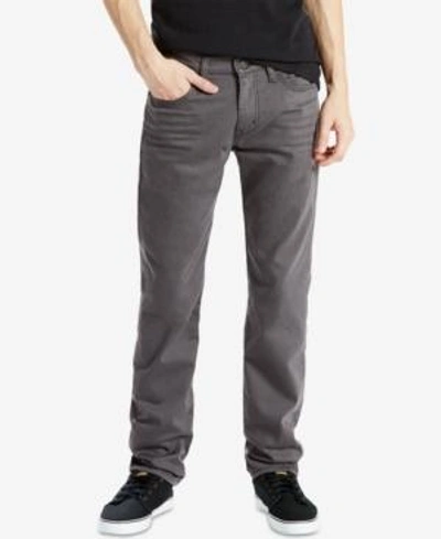 Shop Levi's 511 Slim Fit Performance Stretch Jeans In Grey Black 3d