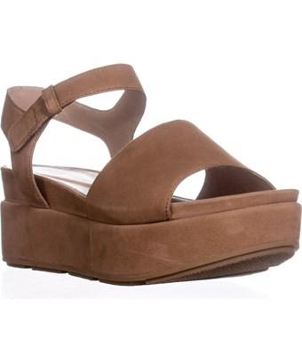 Eileen Fisher Jasper-nu Platform Sandals, Camel In Brown | ModeSens