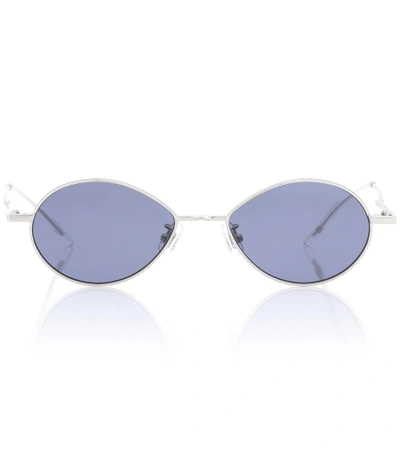 Shop Gentle Monster Cobalt 02 Sunglasses In Silver