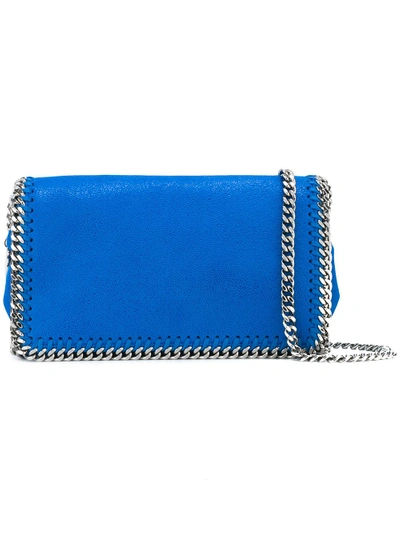 Shop Stella Mccartney Falabella Crossbody Bag - Blue