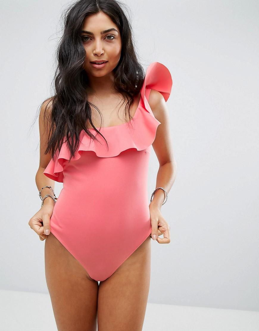 frill swimsuit