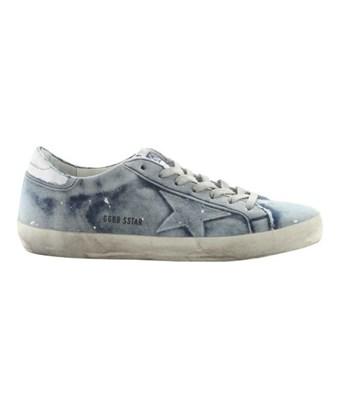 denim golden goose sneakers