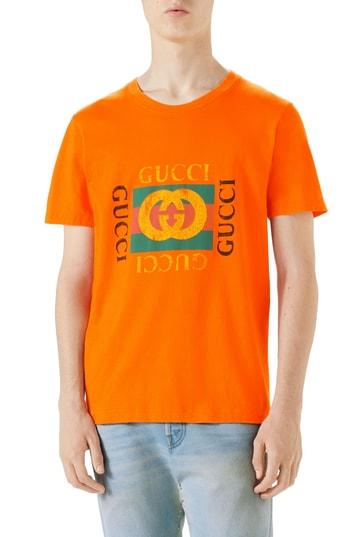 gucci shirt orange