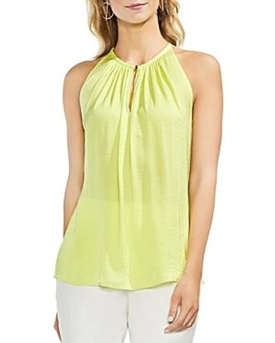 Shop Vince Camuto Keyhole Sleeveless Top In Island Lime