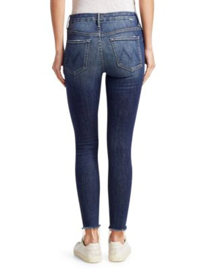 Shop Mother The Looker Ankle Fray Jeans In Close To The Edge