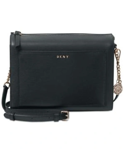 Shop Dkny Bryant Box Crossbody, Created For Macy's In Black/gold