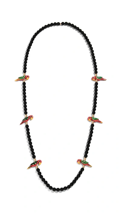 Shop Holst + Lee Birds Of Paradise Necklace In Black